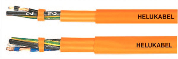 Kabel elastyczny 300/500V PUR-JZ 3G0,75 mm2 POMARAŃCZOWY izolacja pur 22002