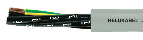 Kabel elastyczny 300/500V JZ-500 PUR 3G1,5 mm2 szary,izol.pur żyły czar.numer 23361