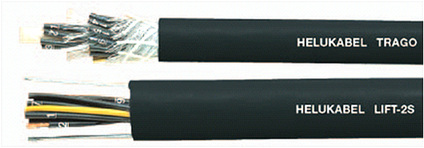 Sterowniczy dźwigowy 300/500V LIFT-2S 12G1 mm2 czarny, żyła nośna-stal 25091