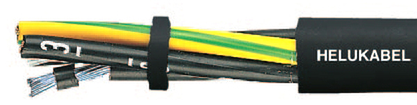 Przewód elastyczny 300/500V KOMPOFLEX JZ-500 3G0,75 mm2 bezh. metr. żyły numer. 26140