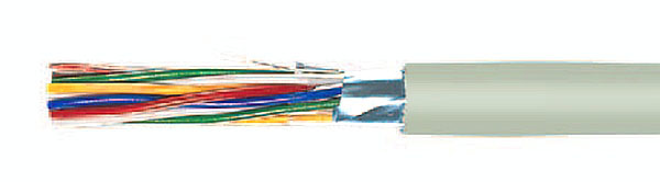 Kabel telekomunikacyjny 300V J-Y(ST)Y LG 2X2X0,8 mm2 płomienioodp. ekran. szary 33018