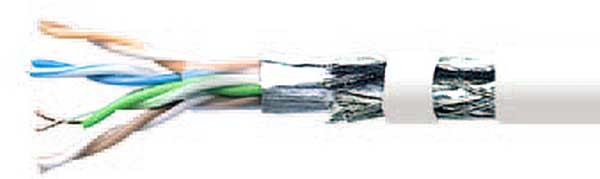 Przewód lan, s-ftp HELUKAT 200 4X2XAWG24/1 izol żyły pe, opona PVC 81610