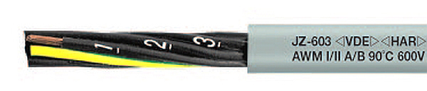 Przewód sterowniczy JZ-603 4X1 mm2 ul-csa-har, PVC 83673