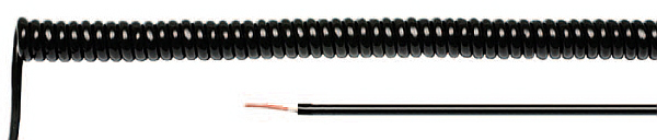Do elektroniki 500V PUR-SPIKA 4X0,5 mm2 czarny, 500mm 85744