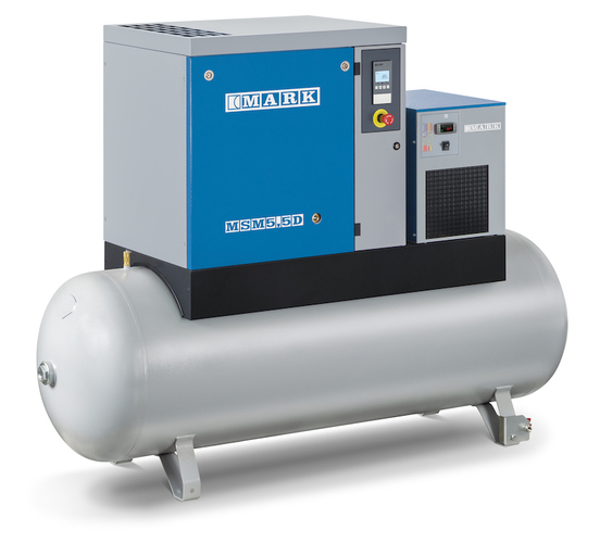 Sprężarka śrubowa MSM 15 8 400/50 FM CE 15 kW wydajność 1,86 m3/min 8 BAR