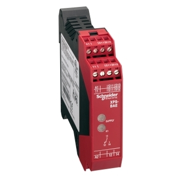 Moduł bezpieczeństwa dla 2-ręcznych kaset sterowniczych, 24 V AC/DC, 1 NO + 1 NC XPSBAE5120P