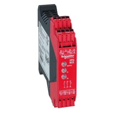 Moduł bezpieczeństwa dla 2-ręcznych kaset sterowniczych, 115-120 V AC, 2 NO + 1 NC XPSBCE3410C