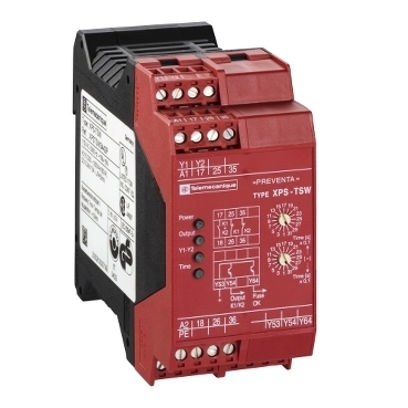 Moduł bezpieczeństwa, 230 V DC, 1 impulsowy + 2 NC + 2 SSO XPSTSW3742P