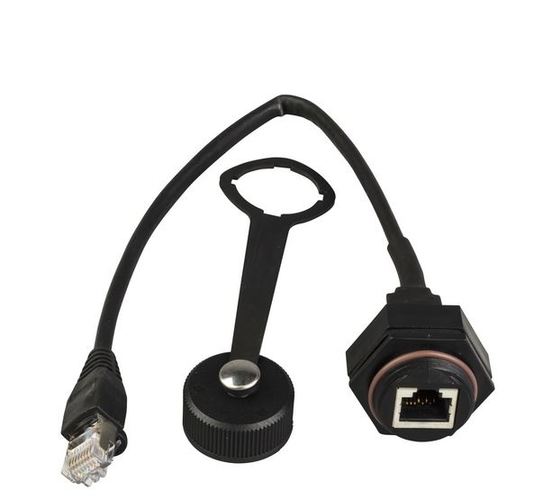 Altivar Kabel łączeniowy dla magistrali Modbus i CANopen, Złącze RJ45, 0.3 m długości, Gniazdo RJ45, IP 55 VW3A01500