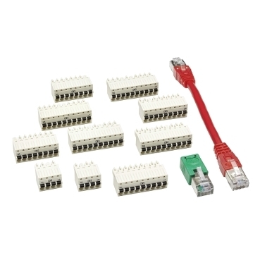 Complete connector set for PacDrive LMC Pro controllers and Sercos cable - 0.13m VW3E6004