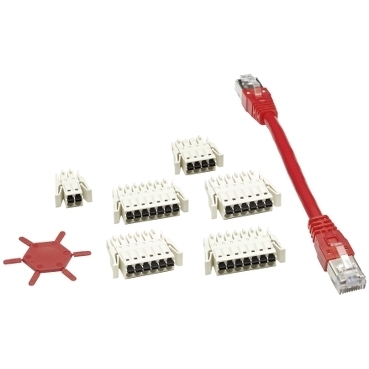 Complete connector set for PacDrive LMC Eco controllers and Sercos cable VW3E6019