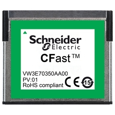 Compact flash card 512 MB for LMC Pro controller, without license VW3E70350AA00