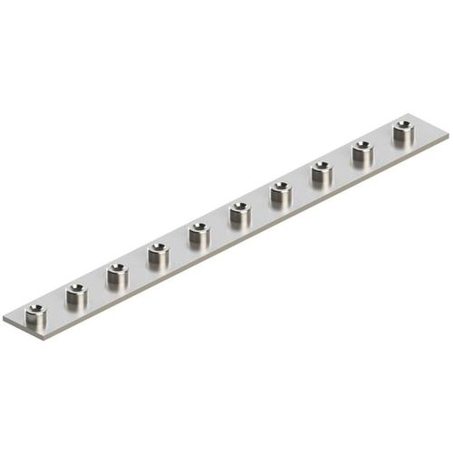 Płytka do wspawania multiuchwytu (10 clamps) stal nierdzewna APRA24571X