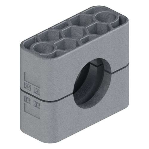Zacisk (1 szt. - 2 części) Ø rury 57 mm Aluminium RAA657X