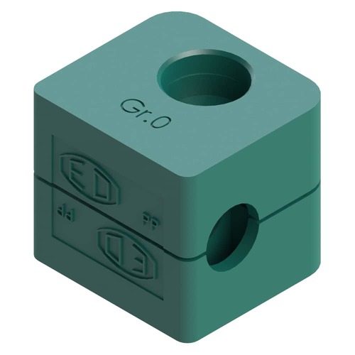 Zacisk (1 szt. - 2 części) Ø rury 6.4 mm Polypropylene RAP006.4X