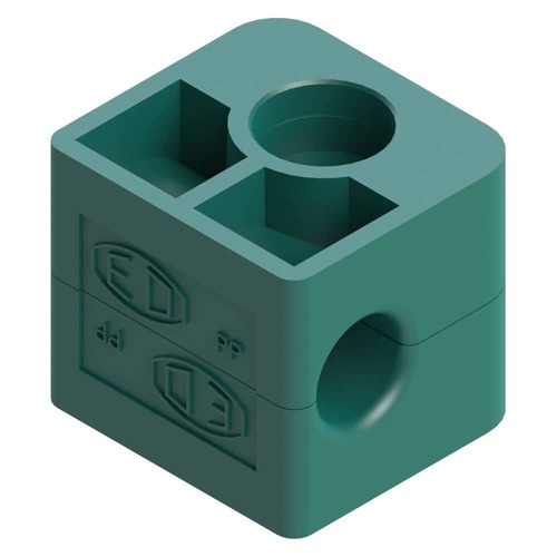 Zacisk (1 szt. - 2 części) Ø rury 9.5 mm Polypropylene RAPG009.5X