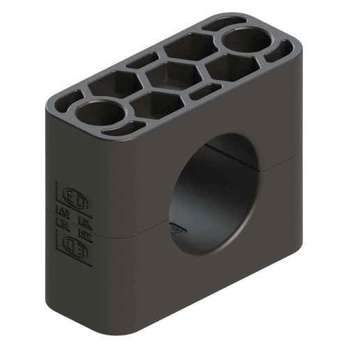Zacisk (1 szt. - 2 części) Ø rury 6.4 mm Guma RAVG106.4X