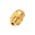 złącze proste z gwintem   4MM R1/8 6105 04 10