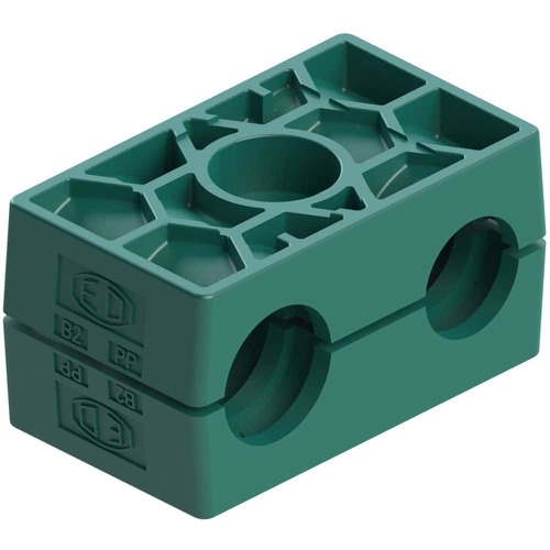 Zacisk (1 szt. - 2 części) Ø rury 8 mm Polypropylene RBP108X