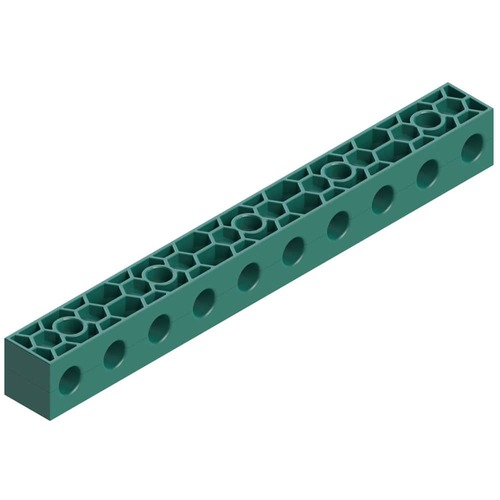 Multizasick 10 otwory, 5 śrub (1 szt. = 2 częsci) Ø rury 23 mm Polypropylene RAPM323E10X