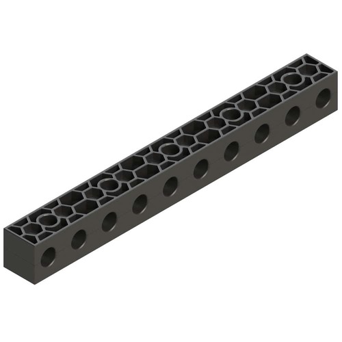 Multizasick 10 otwory, 5 śrub (1 szt. = 2 częsci) Ø rury 6.4 mm Guma RAVGM106.4E10X