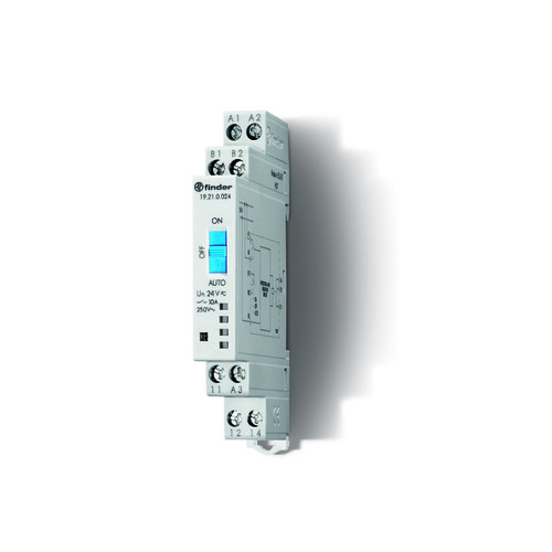Przekaźnik serwisowy Auto/Wyłącz/Załącz 24V AC/DC 10A 1P 19.21.0.024.0000