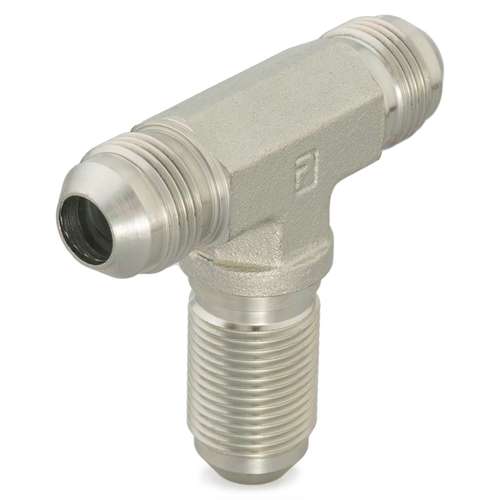 Złączka trójnikowa symetryczna grodziowa Ø zew rury 12mm 1/2'' gwint 3/4-16 Stal 8 WJTX-WLN-S