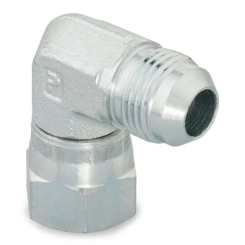 Złączka kolankowa z nakrętką obrotową Ø zew rury 3/16'' gwint 3/8-24 Stal 3 C6X-S