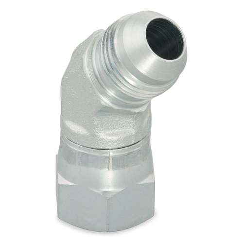 Złączka kolankowa 45° z nakrętką obrotową Ø zew rury 6mm 1/4'' gwint 7/16-20 Stal 4 V6X-S