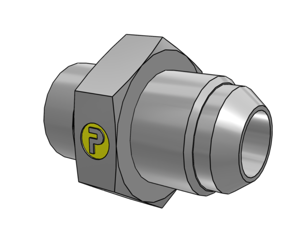 Przyłączka prosta Ø zew rury 12mm 1/2'' gwint 1/2-14 Stal nierdzewna 8-8F4OMXSS