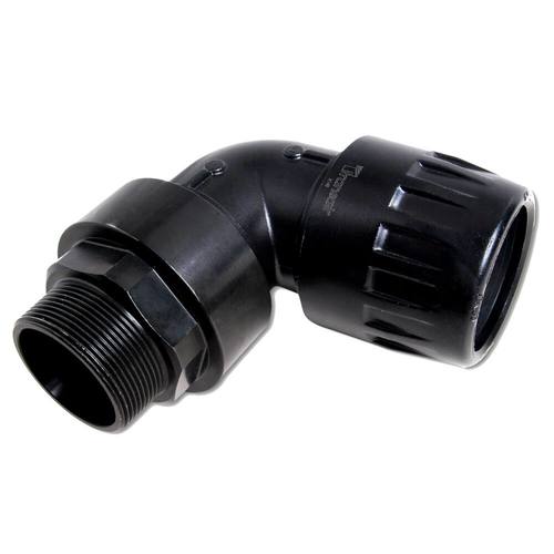 KOLANO 90° Ø 40mm Z GWINTEM GZ R2” 6609 40 48