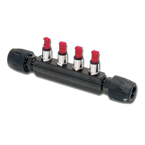 ROZDZIELACZ Ø 25mm, 4 WYJŚCIA Ø 12MM 6651 25 12 04