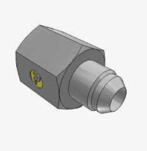 Adapter punktu pomiarowego Ø zew rury 18, 20mm 3/4'' gwint 1/4-19 Stal 12TTP4XS
