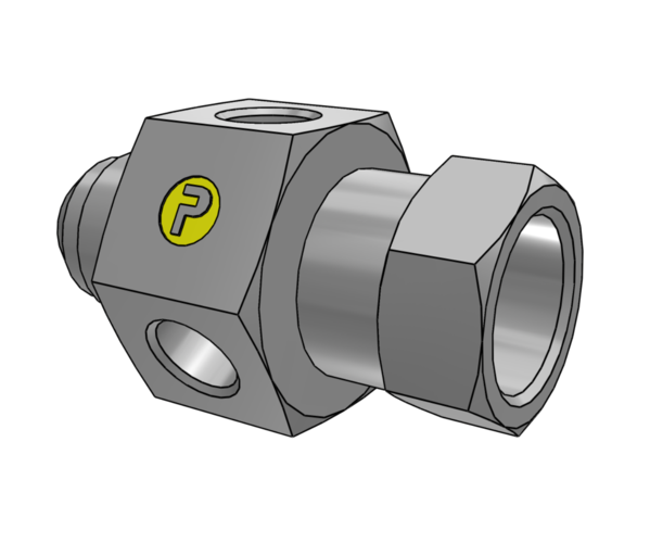 Adapter punktu pomiarowego Ø zew rury 25mm 1'' gwint 1 5/16-12 Stal 16-4K6OO4MXS