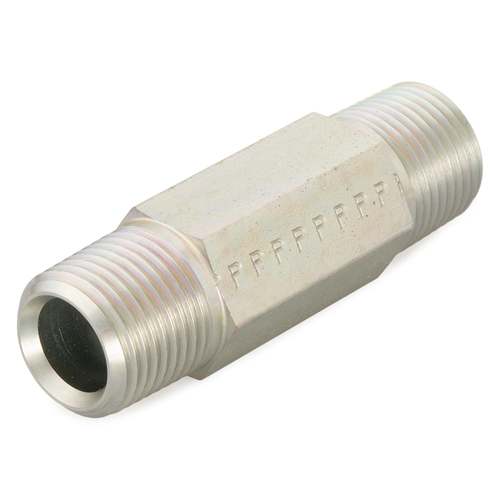 Złączka prosta wkrętna wydłużona 1/8-27 na 1/8-27 korpus Stal nierdzewna 1/8X3.0FFFMSS
