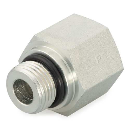 Adapter prosty z gwintem zewnętrznym i wewnętrznym 1 1/16-12 na 3/4-14 korpus Stal nierdzewna 12-3/4 F5OG-SS
