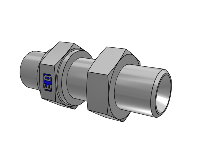 Złączka grodziowa prosta 1 1/4 na 1 1/4 korpus Stal nierdzewna 20WMK4WL4NMSS