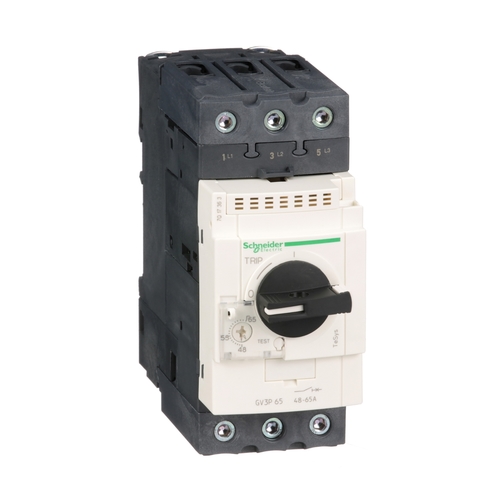 Wyłącznik silnikowy z napędem obrotowym 48-65A 30kW GV3P65