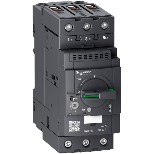 Wyłącznik silnikowy z napędem obrotowym 70-80A 45kW GV3P80