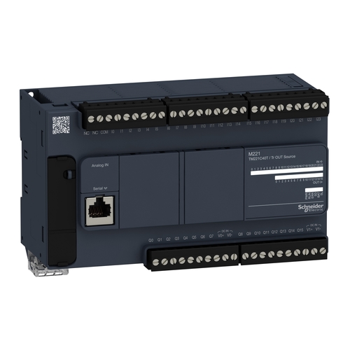 Sterownik PLC M221 40I/O Kompakt 24we/16wy tranzystorowe /2xAI 0-10V/ zasilanie 24VDC TM221C40T