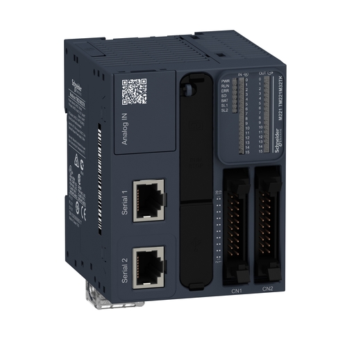 Sterownik PLC M221 32I/O Modułowy 16we/16wy tranzystorowe/2xAI 0-10V/ zasilanie 24VDC TM221M32TK