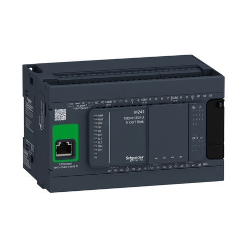 Sterownik PLC M241 24I/O 14we 10wy tranzystorowe Ethernet 24VDC TM241CE24U