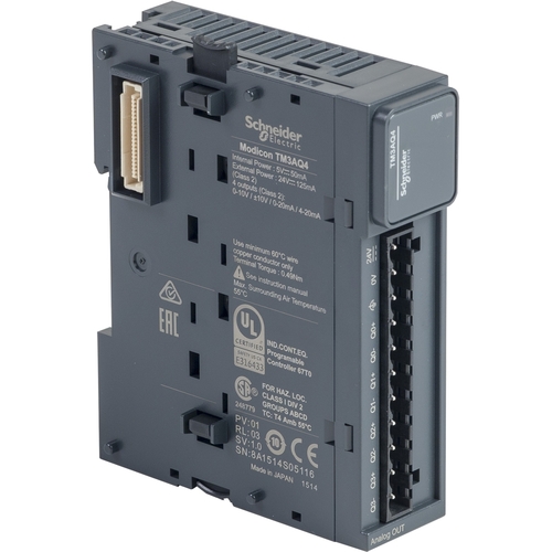 Moduł TM3-4 wyjścia analogowe TM3AQ4