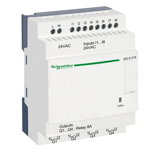 Przekaźnik Zelio Logic 8 wejść 4 wyjścia RTC 24VAC SR2E121B