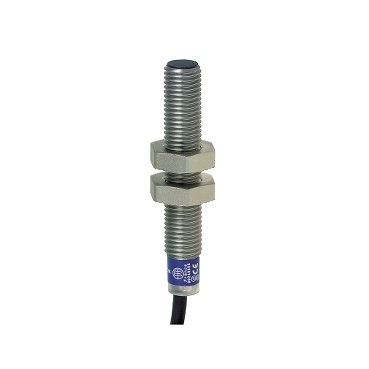 Czujnik indukcyjny M8 PNP NO + NC zasięg 1,5 mm zasilanie 12 - 24V DC przewód 2 m XS1M08PC410