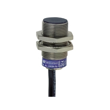 Czujnik indukcyjny M18 PNP NO zasięg 10 mm zasilanie 12 - 24V DC przewód 5 m XS1N18PA349L1