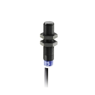Czujnik indukcyjny M12 PNP NO zasięg 7 mm zasilanie 12 - 24 - 48V DC przewód 5 m XS212AAPAL5