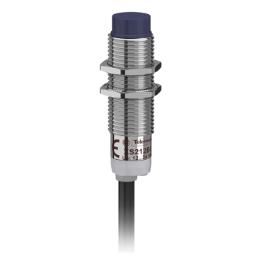Czujnik indukcyjny M12 PNP NO zasięg 4 mm zasilanie 12 - 24V DC przewód 2 m XS212BLPAL2
