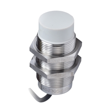 Czujnik indukcyjny M30 NO zasięg 22 mm zasilanie 24 - 230V AC - DC przewód 2 m XS230SAMAL2