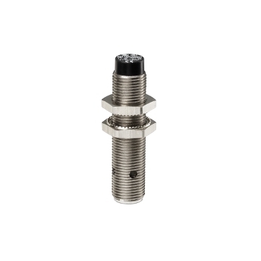 Czujnik indukcyjny M12 PNP i NPN NO lub NC programowalne zasięg 4 mm zasilanie 12 - 24V DC konektor M12 XS2M12KP340D